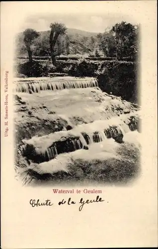 Ak Geulem Houthem Limburg Niederlande, Wasserfall