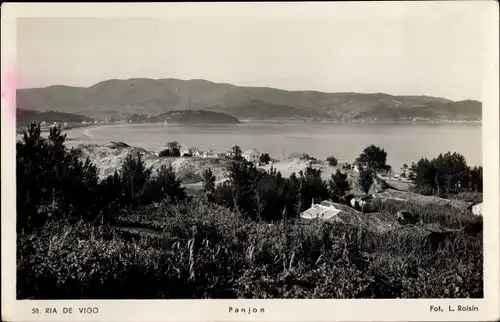 Ak Ria de Vigo Galizien Spanien, Panorama