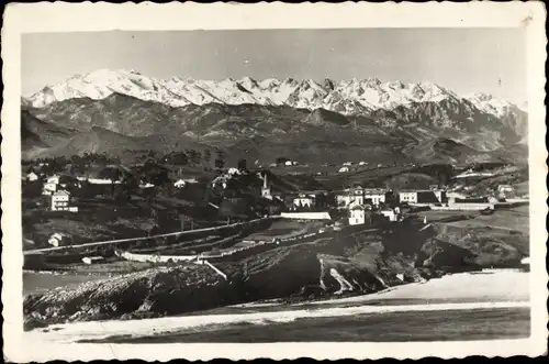 Ak Comillas Kantabrien Spanien, Blick auf die Picos de Europa