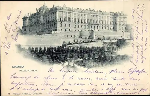 Ak Madrid Spanien, Königspalast