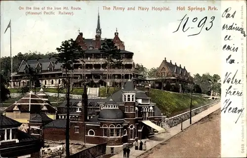 Ak Hot Springs Arkansas USA, Army and Navy Hospital