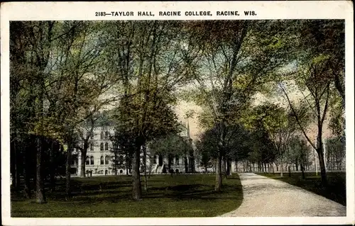 Ak Racine Wisconsin USA, Racine College, Taylor Hall