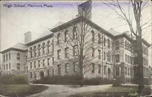 Ak Melrose Massachusetts USA, High School