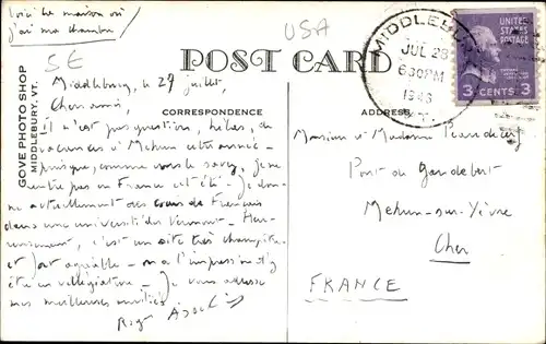 Ak Middlebury Vermont USA, Forest Hall