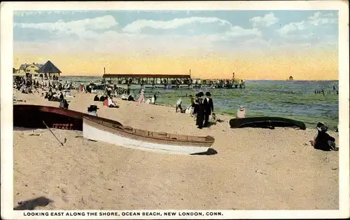 Ak New London Connecticut USA, The Shore, Ocean Beach