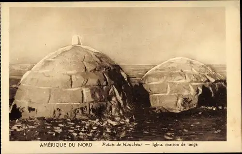 Ak Palast des Weißen, Iglu, Haus des Schnees