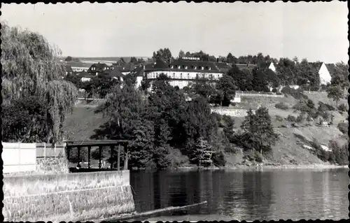 Ak Saalburg Ebersdorf in Thüringen, Blick nach dem FDGB-Heim