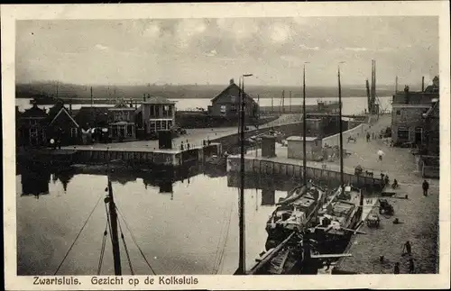 Ak Zwartsluis Overijssel Niederlande, Kolksluis