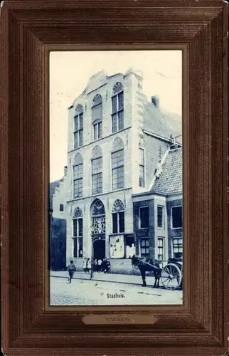 Passepartout Ak Vianen Utrecht Niederlande, Rathaus