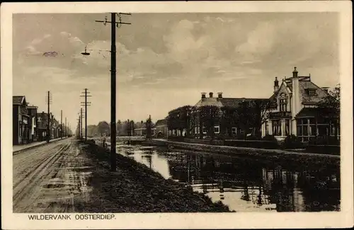 Ak Wildervank Groningen Niederlande, Oosterdiep