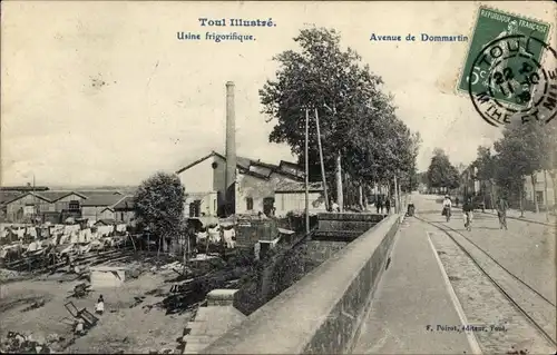 Ak Toul Meurthe et Moselle, Kühlanlage, Avenue de Dommartin