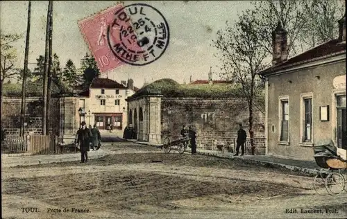 Ak Toul Meurthe et Moselle, Porte de France