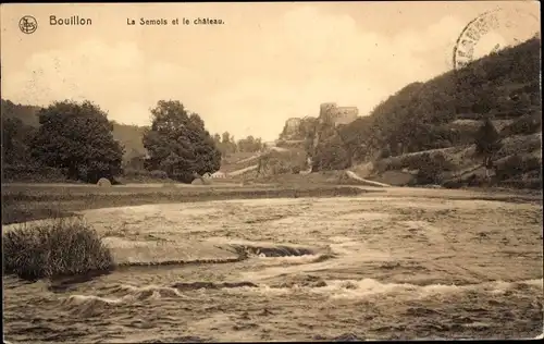 Ak Bouillon Wallonien Luxemburg, Semois, Schloss