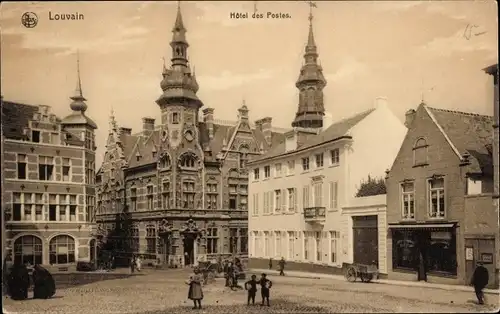 Ak Louvain Leuven Flämisch Brabant, Hotel des Postes