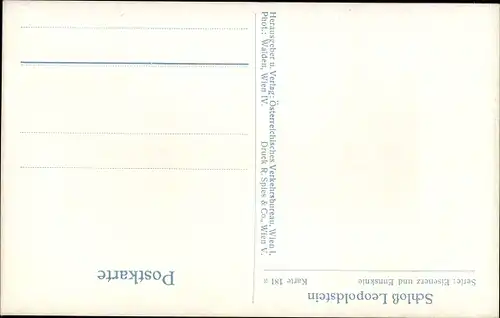 Ak Eisenerz Steiermark, Schloss Leopoldstein