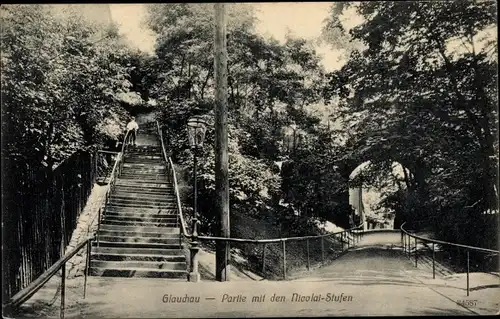 Ak Glauchau in Sachsen, Nikolai-Stufen