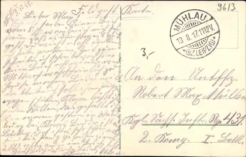 Ak Waldenburg in Sachsen, Gesamtansicht