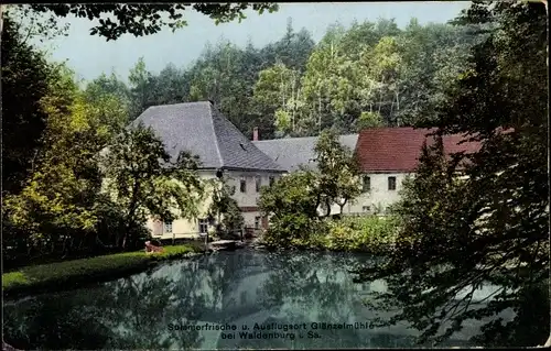 Ak Waldenburg in Sachsen, Glänzelmühle