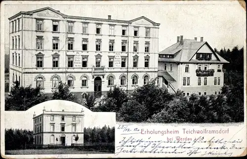 Ak Teichwolframsdorf Thüringen, Erholungsheim