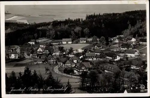 Ak Neu Jonsdorf in Sachsen, Blick vom Buchberg aus