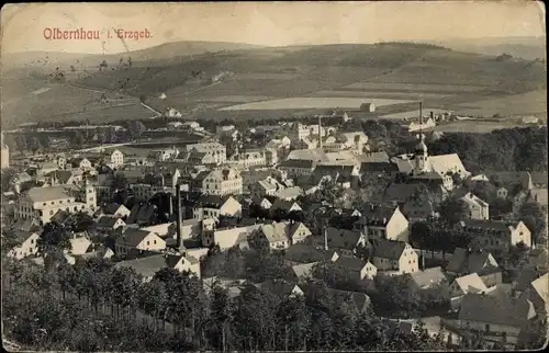 Ak Olbernhau im Erzgebirge, Panorama