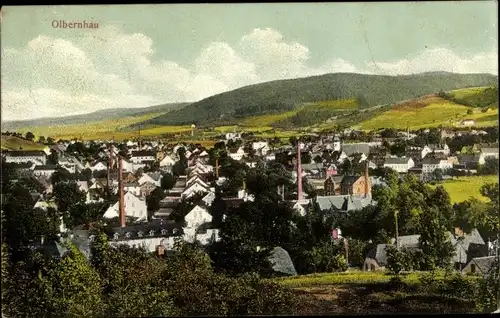 Ak Olbernhau im Erzgebirge, Gesamtansicht