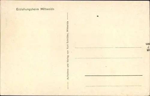Ak Mittweida in Sachsen, Erziehungsheim, Blick auf Mädchenhäuser