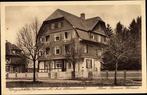 Ak Königsfeld im Schwarzwald, Haus Pension Westend