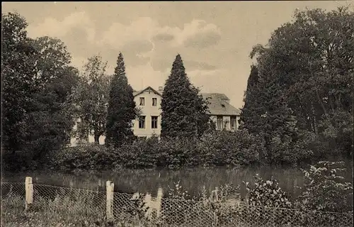 Ak Bockhorn Ruhwinkel Schleswig Holstein, Wasserpartie, Gebäude