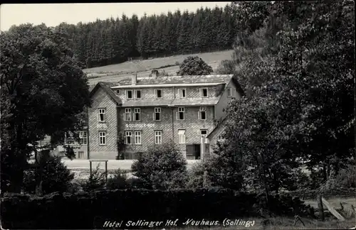 Foto Ak Neuhaus im Solling Holzminden in Niedersachsen, Hotel Sollinger Hof