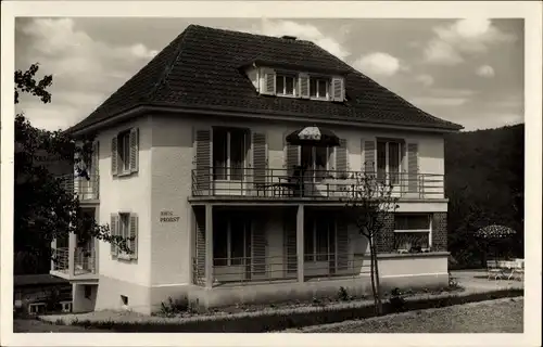 Ak Badenweiler im Kreis Breisgau Hochschwarzwald, Haus Probst, Außenansicht