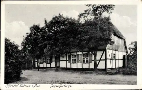 Ak Seebad Lubmin, Außenansicht der Jugendherberge