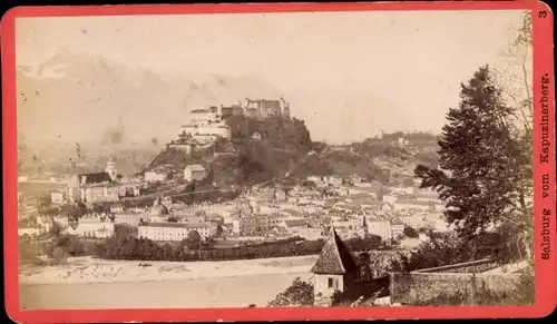 CdV Salzburg Österreich, Gesamtansicht vom Kapuzinerberg gesehen