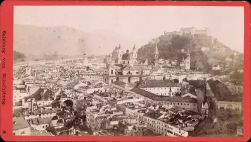 CdV Salzburg Österreich, Gesamtansicht vom Mönchsberg gesehen