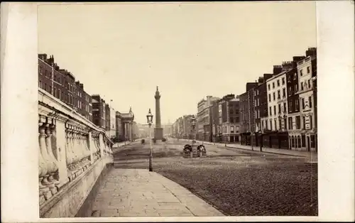 CdV Dublin Irland, Sackville Street, O'Connell Street
