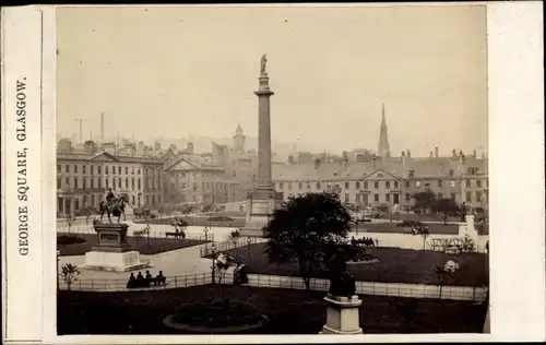 Foto Glasgow Schottland, George Square