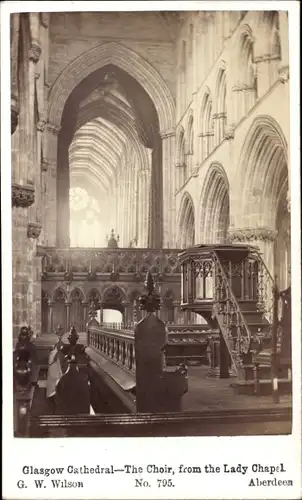 Foto Glasgow Schottland, Kathedrale, Innenansicht, Chor