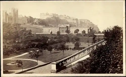 Foto Edinburgh Schottland, Schloss, Nationalgalerie