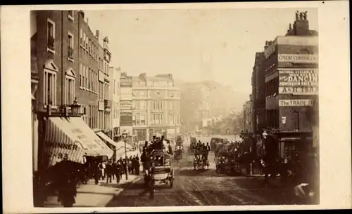 CdV London England, Straße, Geschäfte