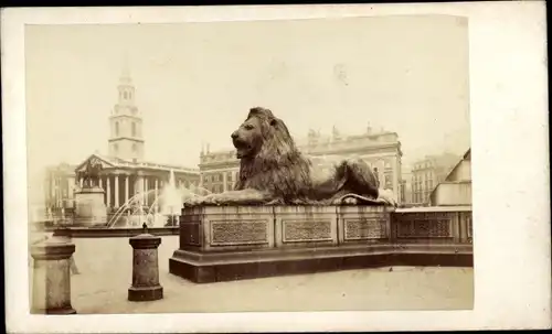CdV London England, Trafalgar Square