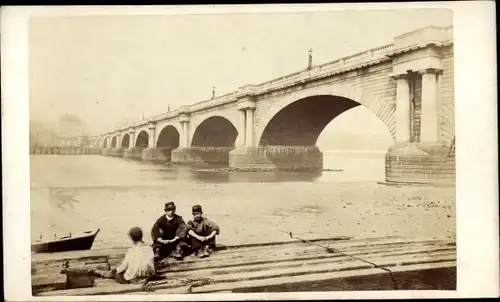 CdV London England, Waterloo Bridge
