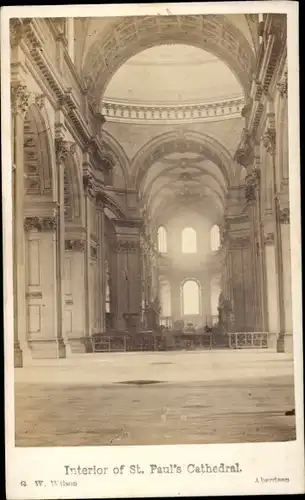 CdV London England, St. Paul's Cathedral