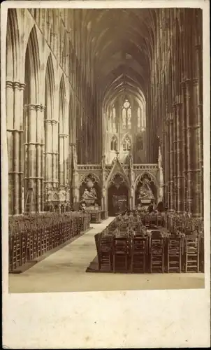CdV London England, Westminster Abbey