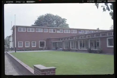 7 Zelluloid Negative Asendorf Landkreis Diepholz, Kirche, Schule, Kegelbahn