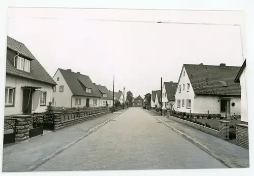 5 Zelluloid Negative Eystrup in Niedersachsen, Straße, Geschäft, Schule