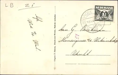 Ak Hoensbroek Heerlen Limburg Niederlande, Kouvenderstraat