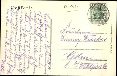 Ak Marwitz Velten in der Mark, Straßenpartie, Gasthof