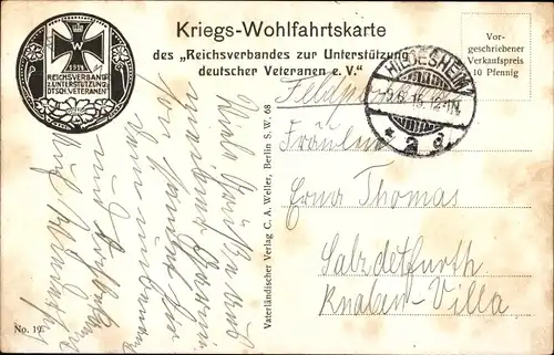 Künstler Ak Kaiser Wilhelm II., Portrait, Orden