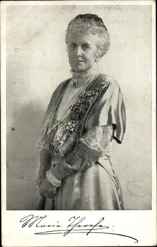 Ak Marie Therese von Österreich-Este, Königin von Bayern, Ehegattin Ludwig III., Rotes Kreuz