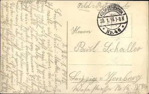 Ak Kaiser Wilhelm II., Geburtstag im Felde